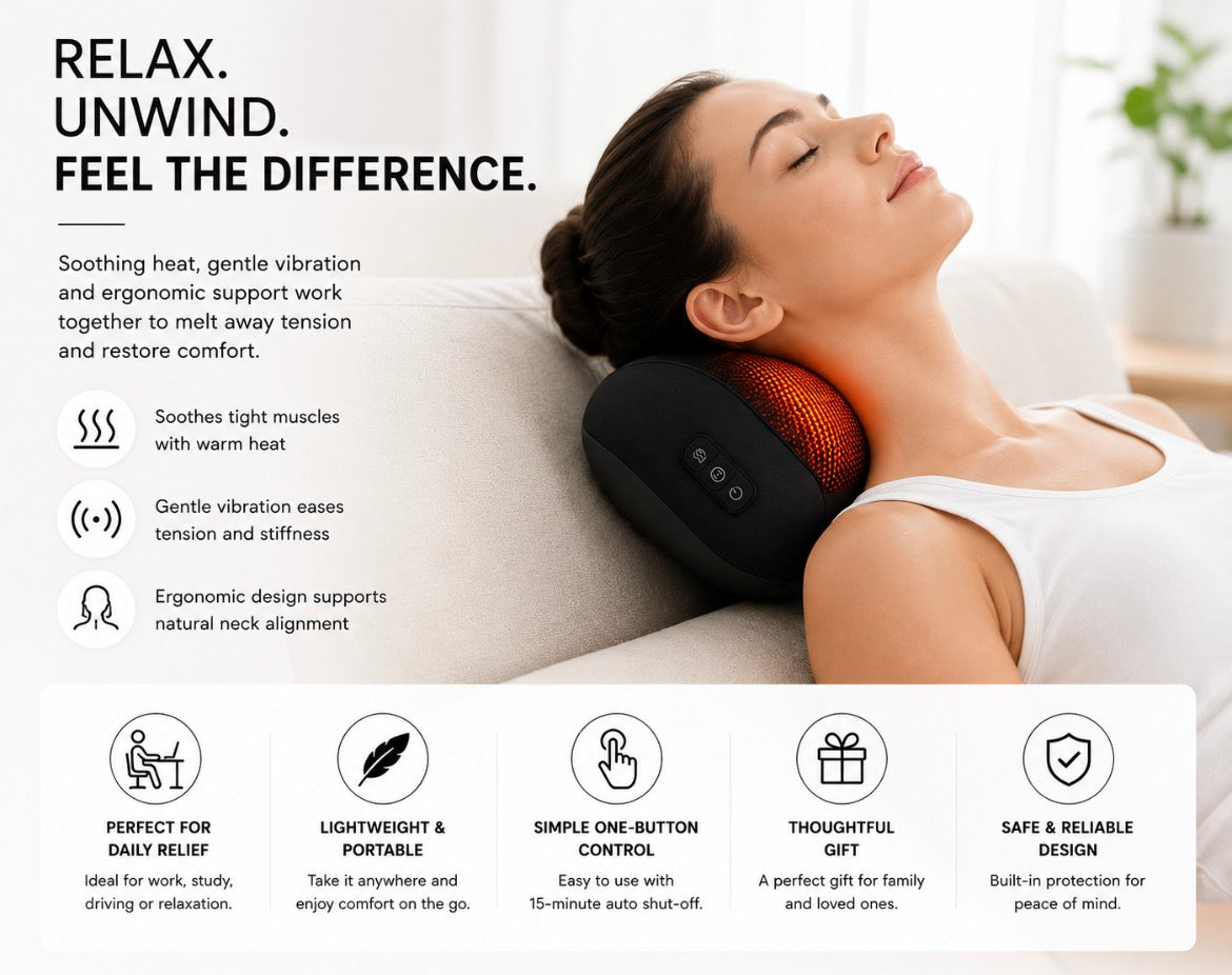 Valevor Therma-relief 3-in-1 neck therapy pillow