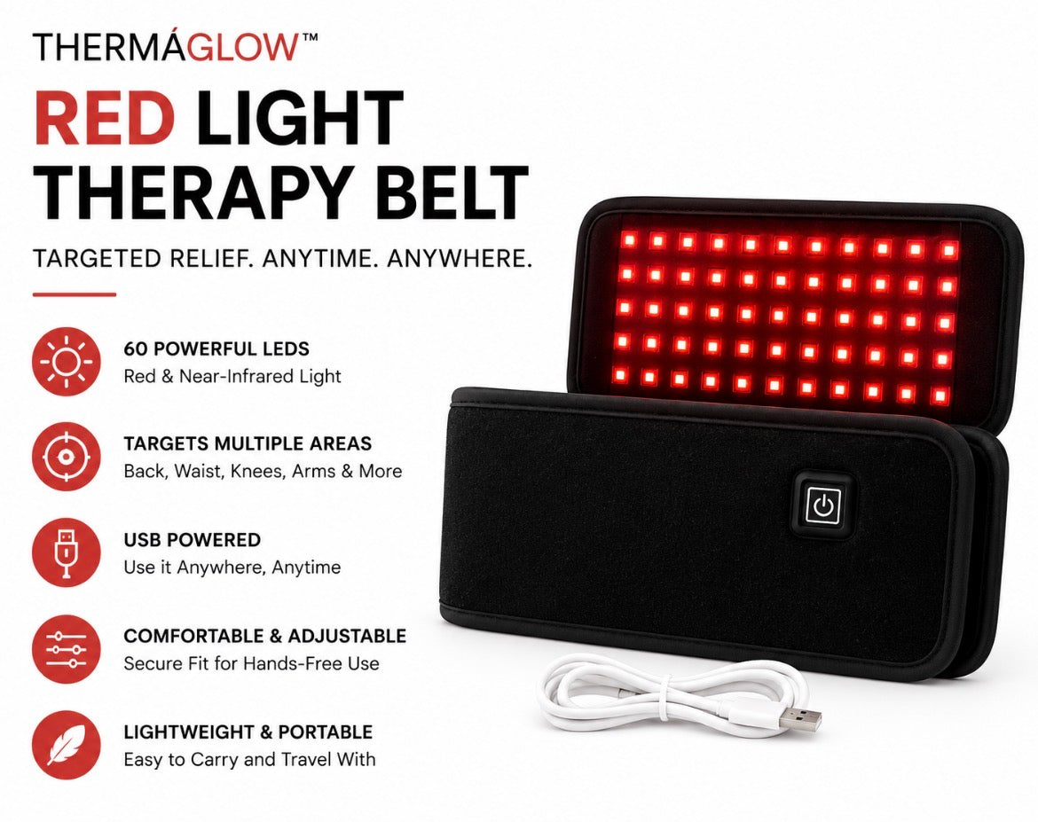 Therma-Glow Red Light Therapy Belt