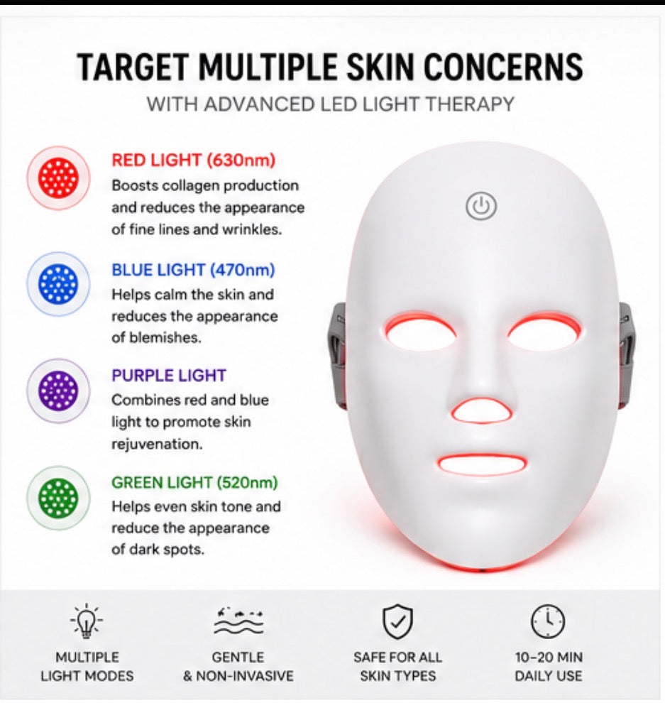 Valevor Lumi-Glow LED Therapy Mask